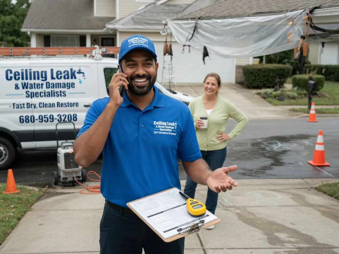 Ceiling Leak Cleanup Dravosburg, PA FAQs